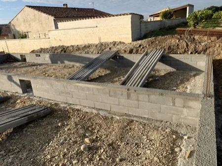 Construction de maison, chantier 4, BTP Concept