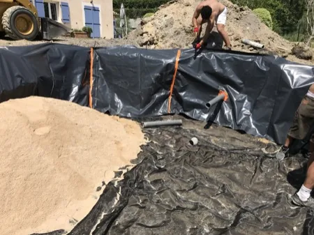 Construction de piscine, chantier 6, BTP Concept